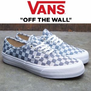 Vans  SF Authentic Checkerboard Denim Sneakers